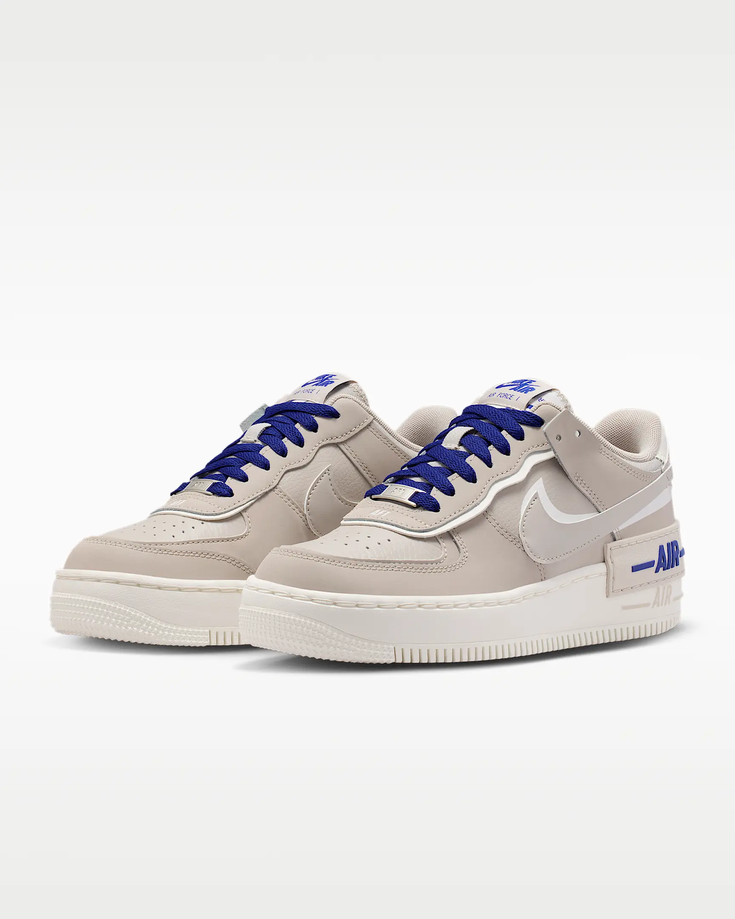 【預訂】 NIKE AIR FORCE 1 SHADOW 奶茶灰寶藍-WOMEN