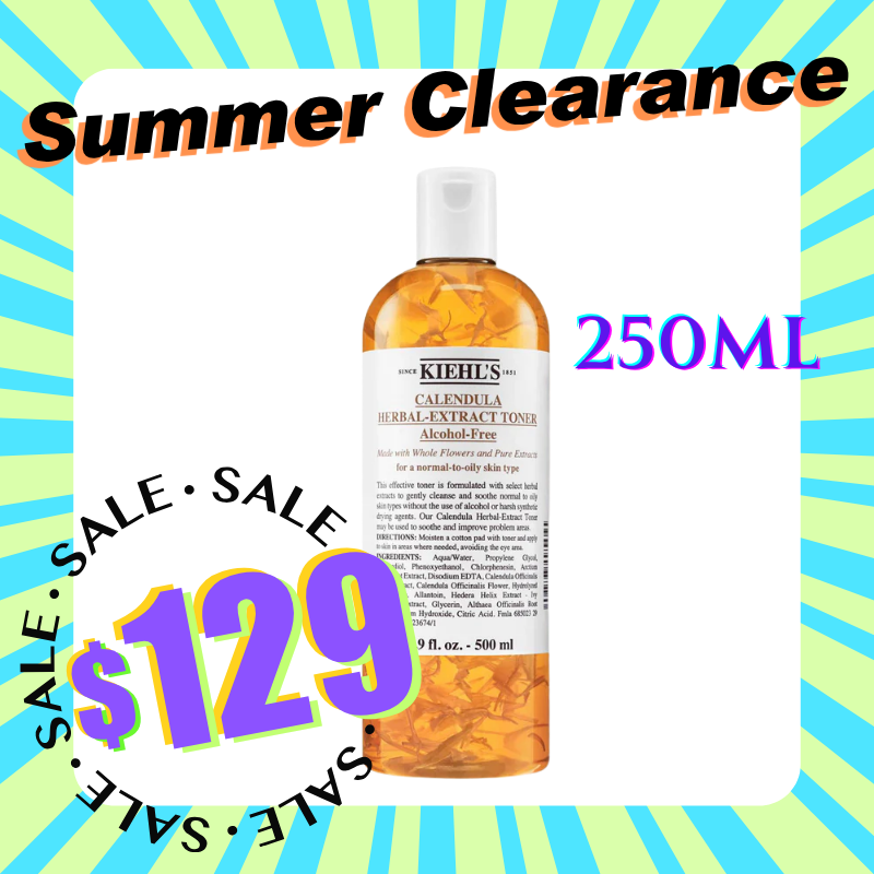 (開倉優惠-限購) Kiehls 科顏氏 金盞花植物精華爽膚水250ml (Barcode: 3700194711702)