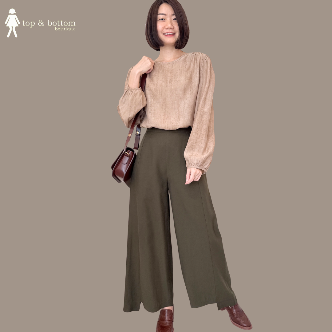 HIGH WAISTED WIDE LEG PANT