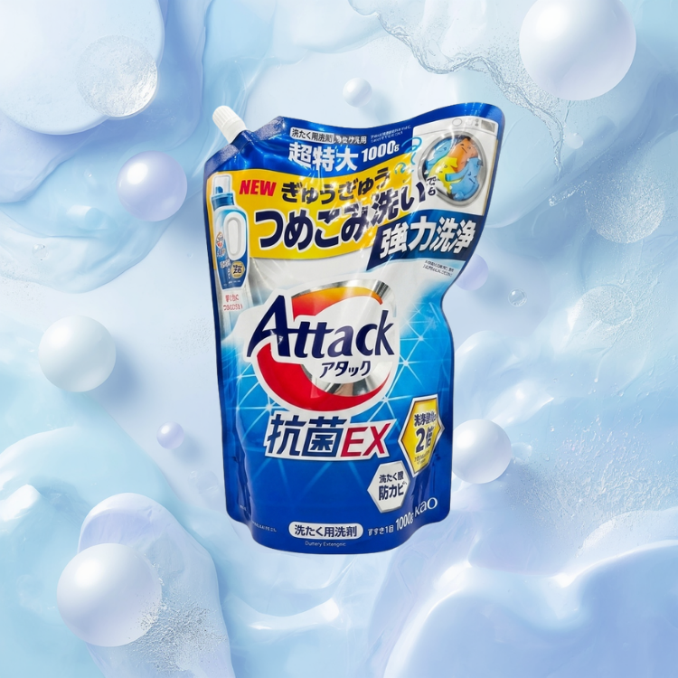 Kao Attack Antibacterial EX Laundry Detergent Refill 1000g