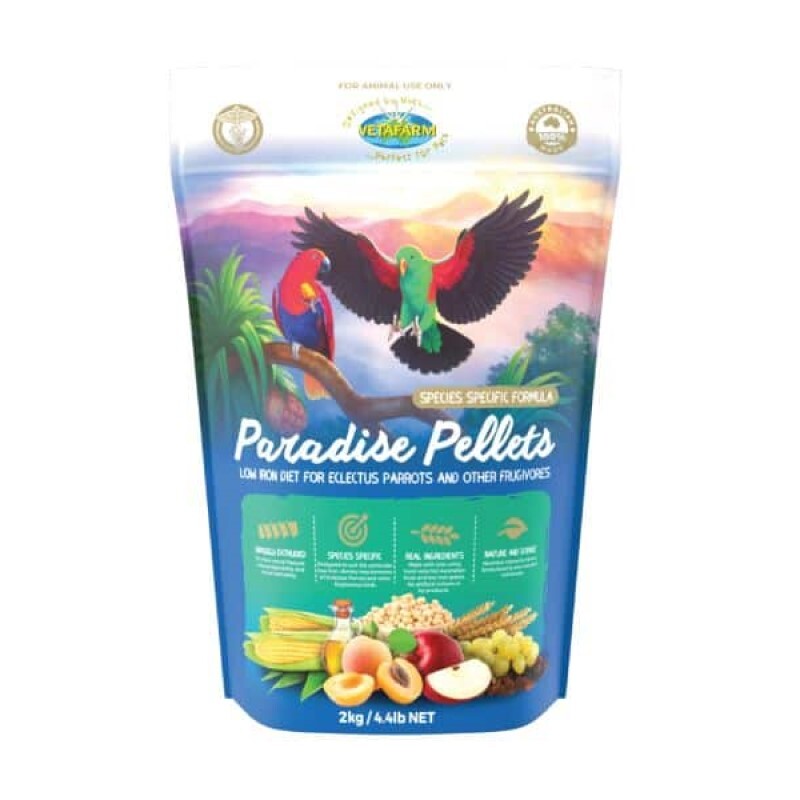 Vetafarm Paradise 低鐵折衷鸚鵡糧 - 2kg