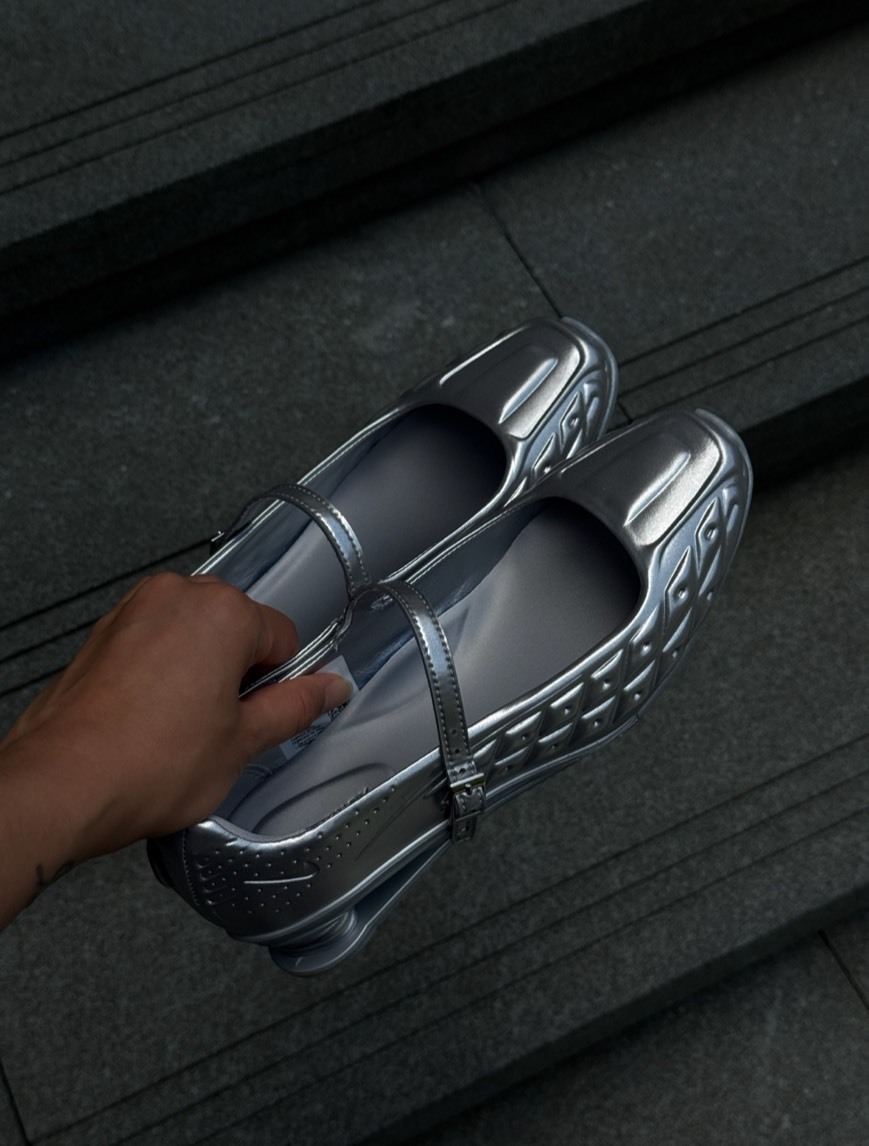 Nike Shox Z Calistra "Metallic Silver" 瑪麗珍 芭蕾 女鞋 千禧 銀色