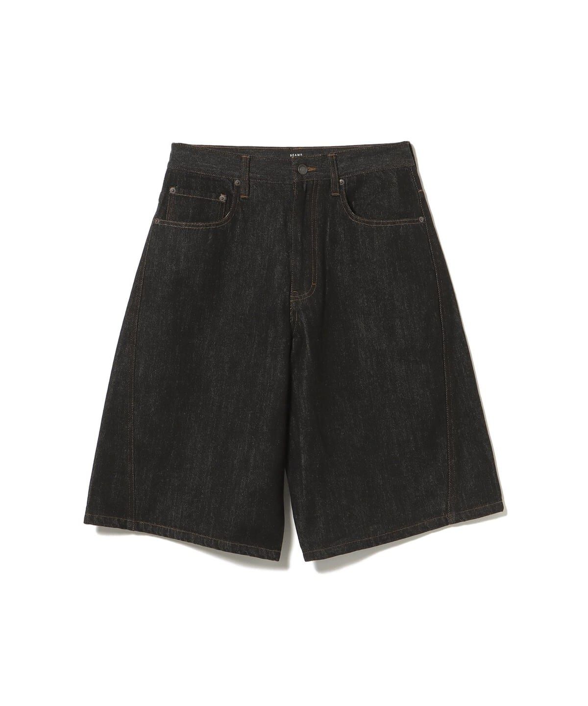 『日本連線中』2026SS BEAMS Denim-like curved baggy shorts 丹寧 牛仔 短褲 42-25-0046-639