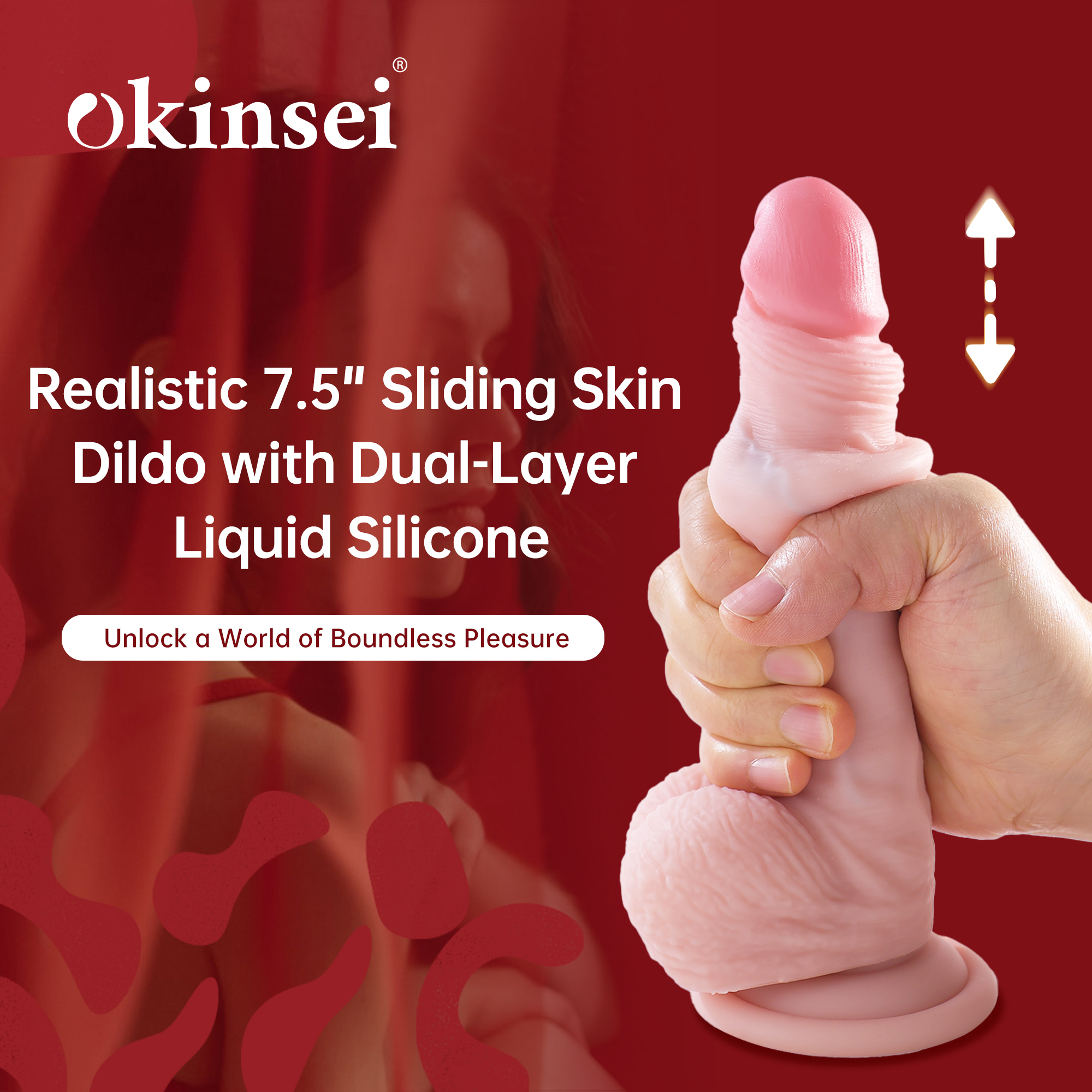 Okinsei Mr Flex Pro 超仿真雙層液態矽膠假陽具