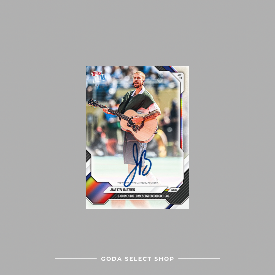 Justin Bieber - 2026 Topps NOW® 小賈 - Card JB01