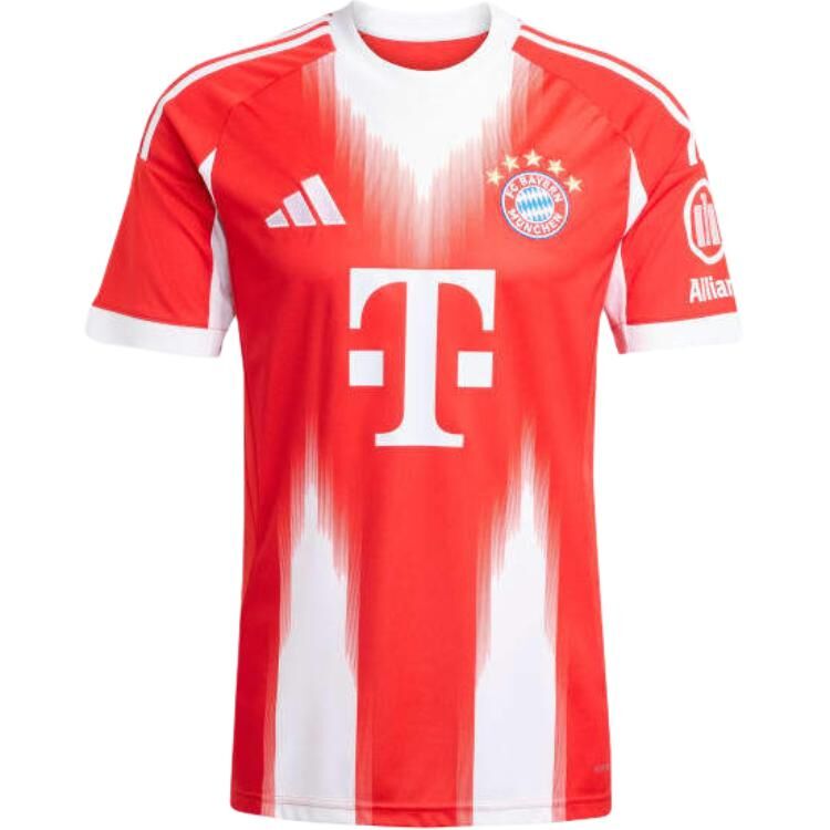 【代購】Adidas Free Shipping With AdiClub Fc Bayern 25/26 Home Jersey JJ2137