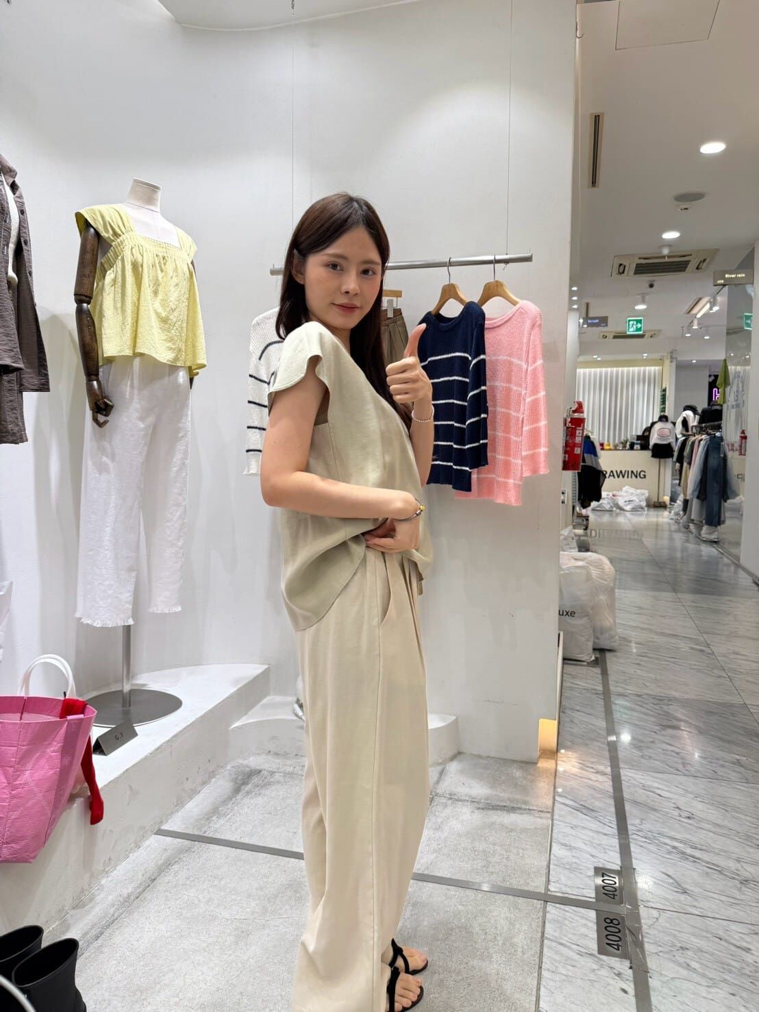 GI6441 小飛袖單線上衣 *特價貨品不設退換*