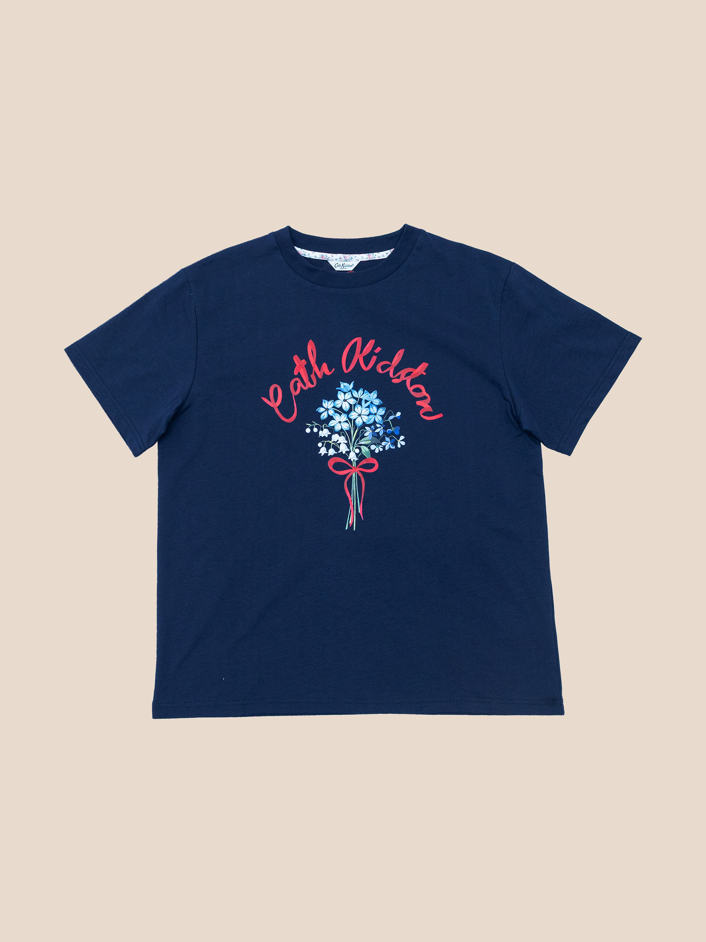Flower Bunch 寬版 T-shirt (海軍藍)