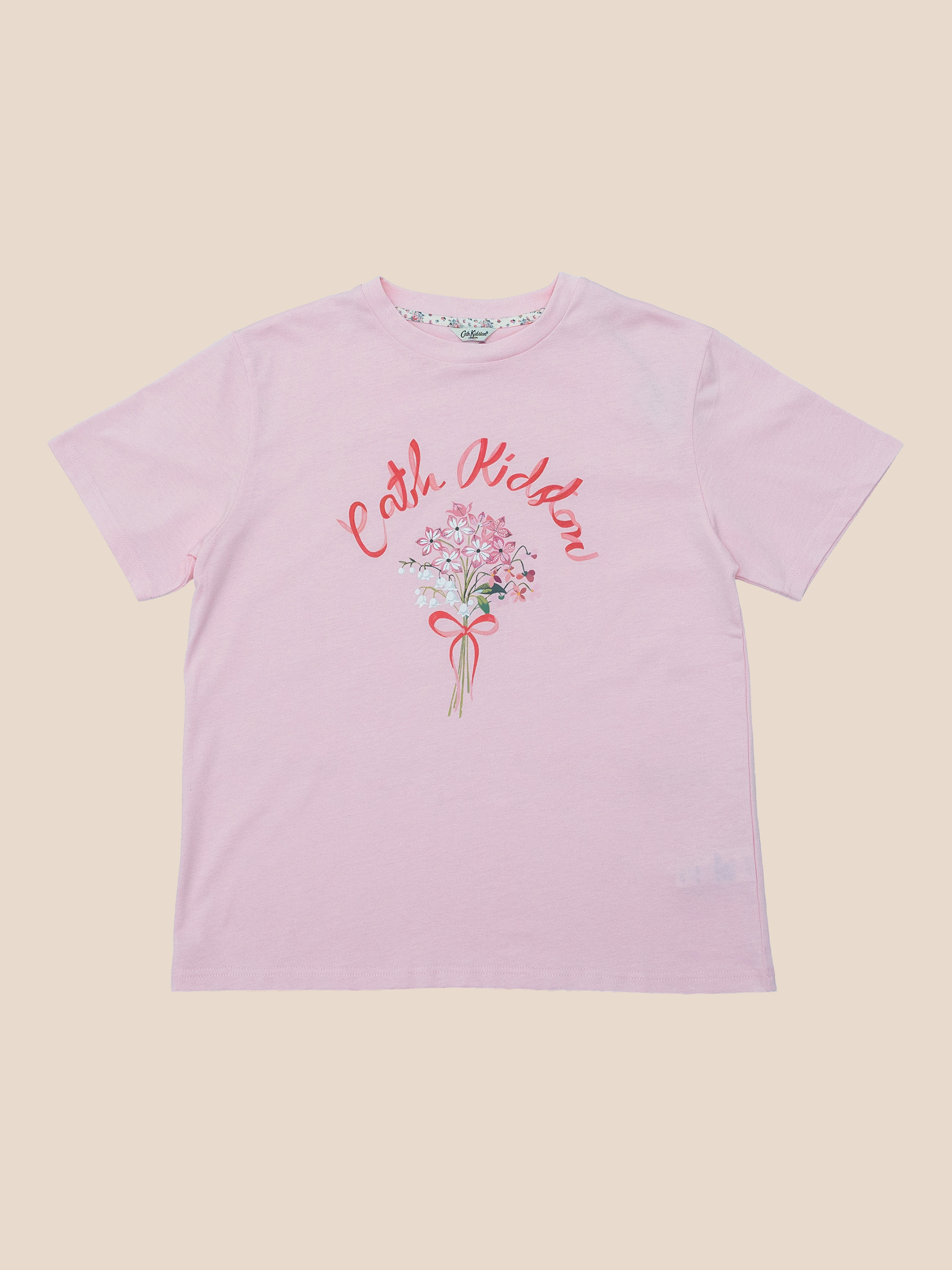 Flower Bunch 寬版 T-shirt (粉色)
