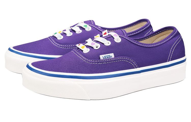 【代購】Vans Authentic 44 DX Canvas Vintage Low top Skateboard Shoes Unisex Purple VN0A38ENWO5