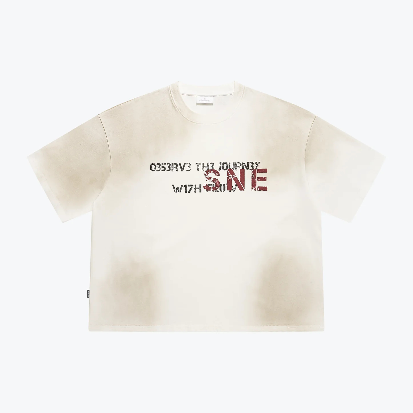 【車庫服飾】sense Washed Fade Slogan SS
