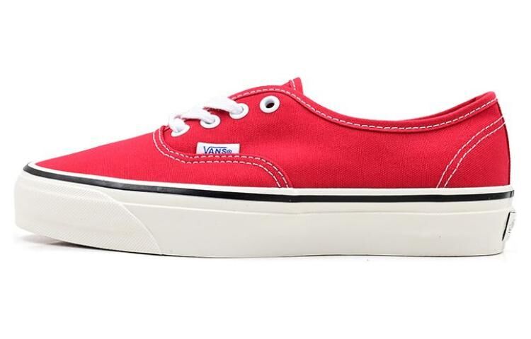 【代購】Vans Lx Authentic Reissue 44 Abrasion Resistant Lightweight Low top Canvas Shoes Unisex Red VN000CQABOP