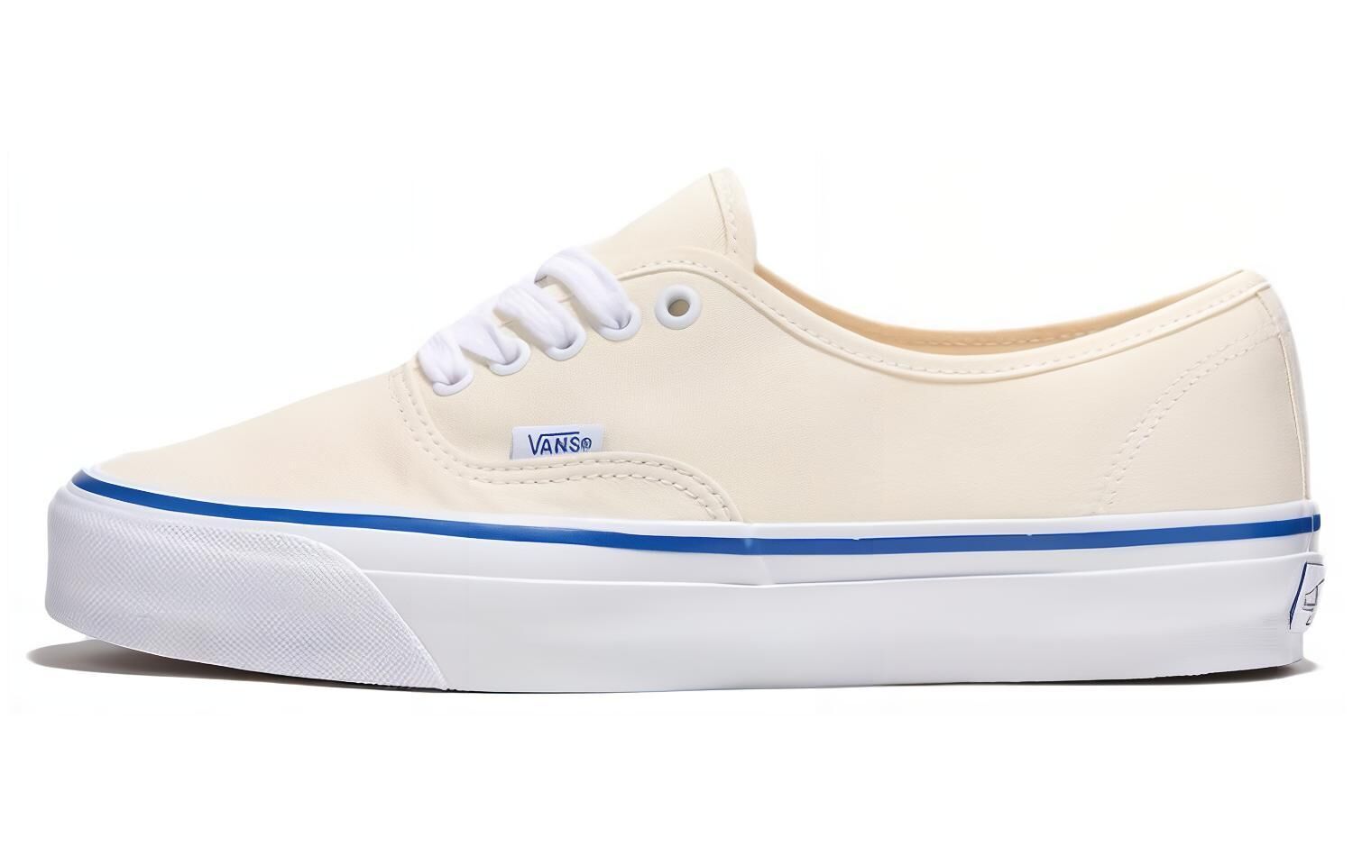 【代購】Vans Premium Authentic 44 Fashion Low top Skateboard Shoes Unisex Beige VN000CQAOFW