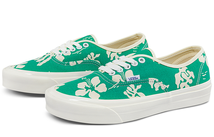 【代購】Vans Authentic 44 Dx Low Tops Casual Skateboarding Shoes Green Printing Unisex VN0A5KX4AWP