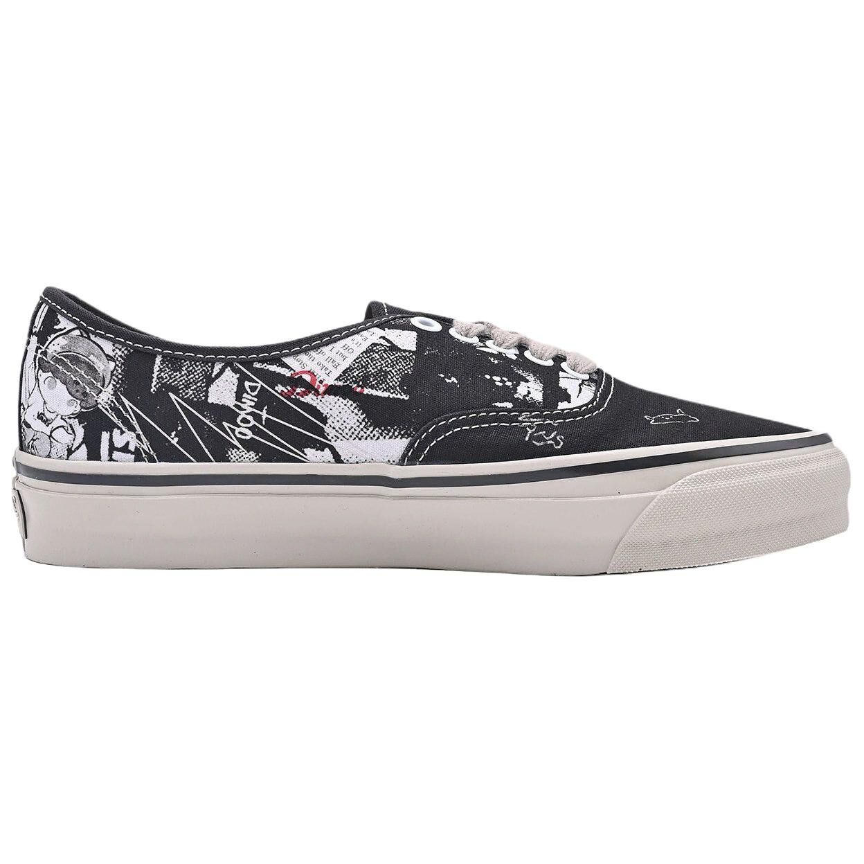 【代購】Vans x POP MART Authentic 44 Low top Skateboard Shoes Unisex Black White VN000EAK6BT