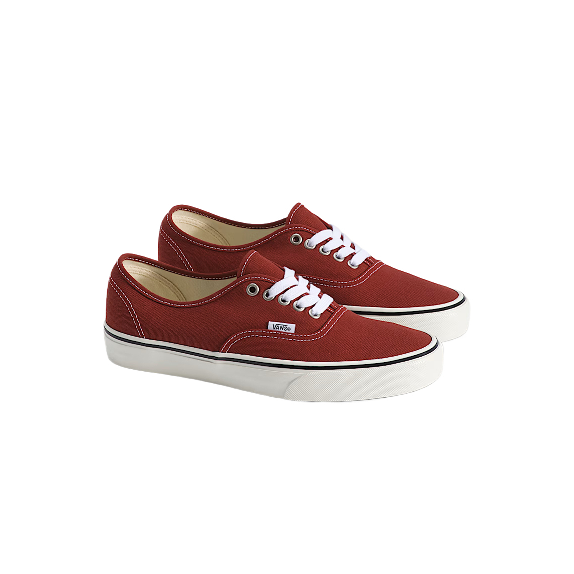 【代購】Vans Authentic Training Shoes Unisex Low Top Heavyweight Canvas Poppy Red VN000Z74GWR