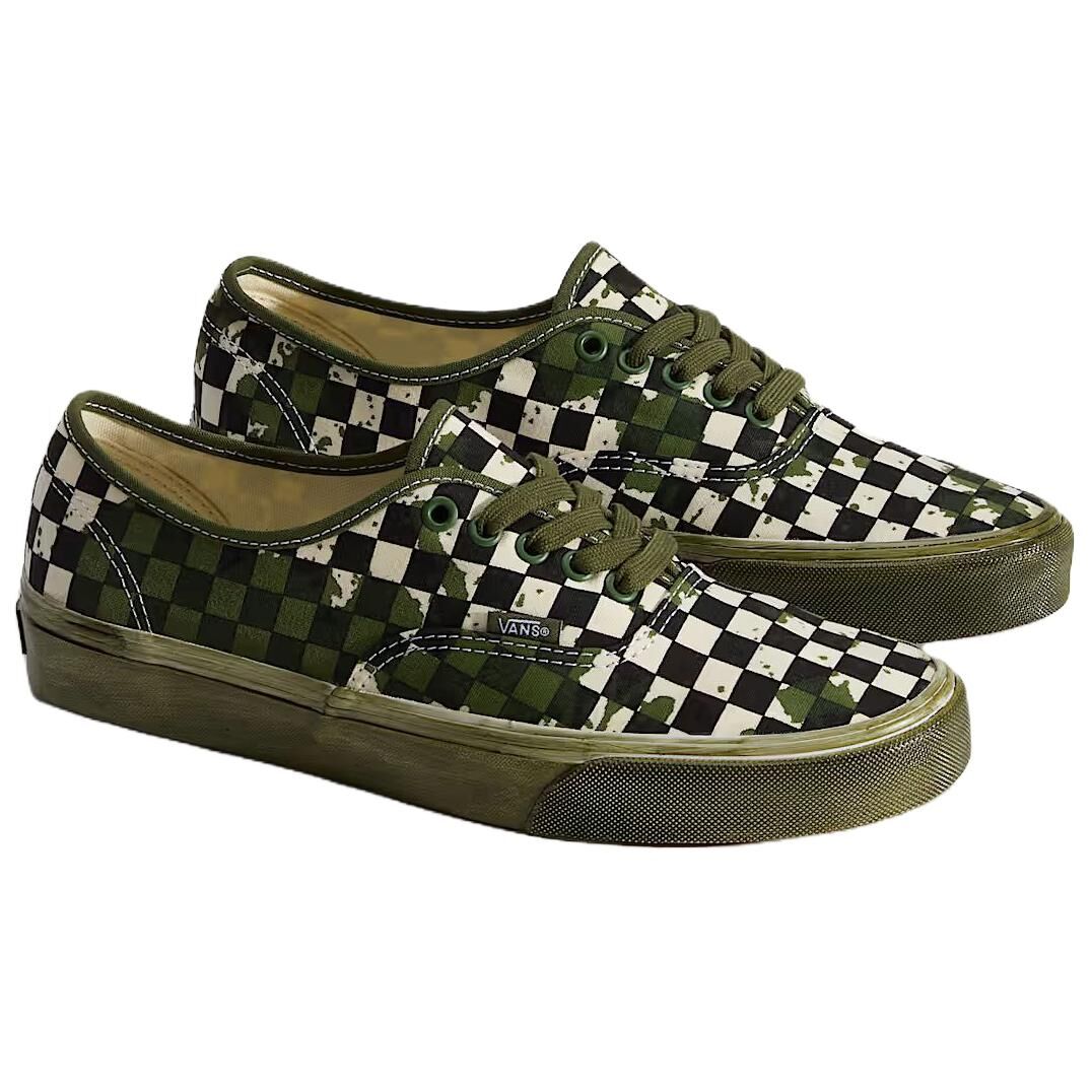 【代購】Vans Authentic Skateboard Shoes Unisex Low Top Green VN000D7YCX3