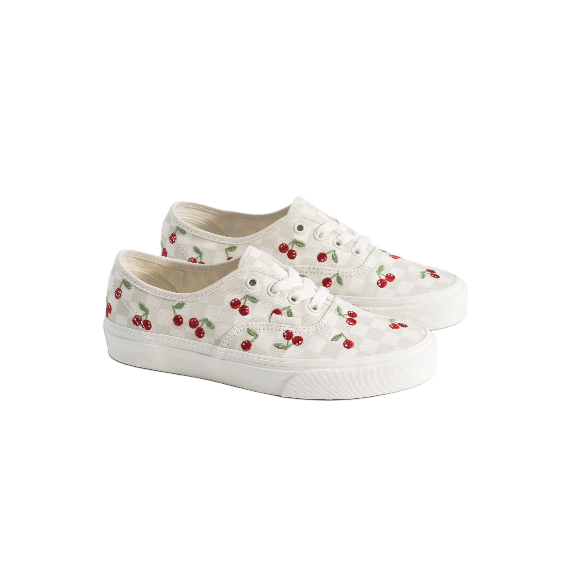 【代購】Vans Authentic Canvas Shoes Unisex Low Top Chessboard Plaid Gray Dove White/Marshmallow White VN000Z1BKVG