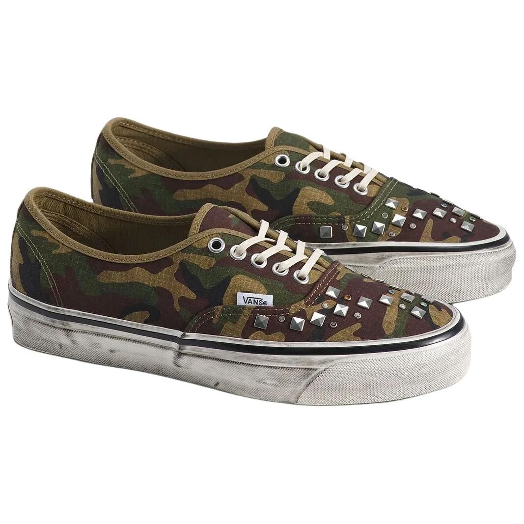 【代購】Vans Authentic 44 Skateboard Shoes Men's Camouflage Brown Green VN000D9NWVD