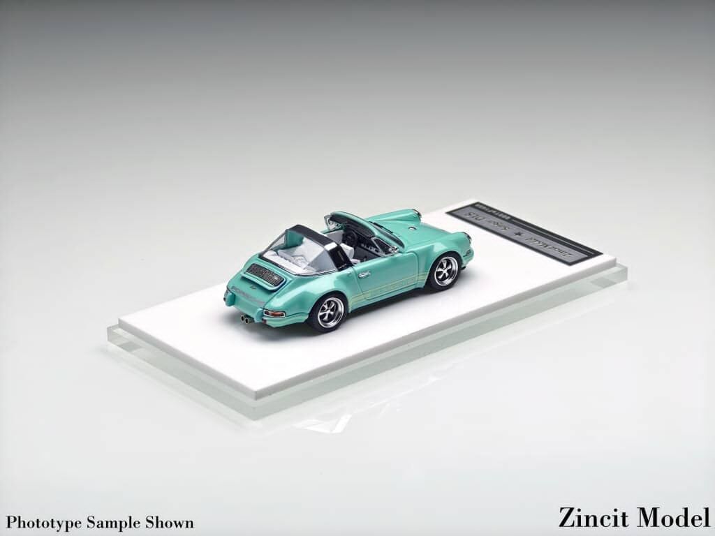 預訂:1/64 Zincit Model  Singer 911(964) Targa Tiffany Blue (ZMP964TBL )