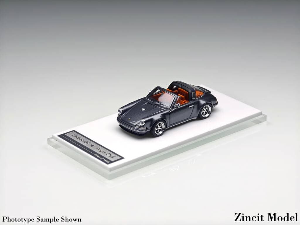 預訂:1/64 Zincit Model Singer 911(964) Targa Metallic Grey (ZMP964MG )