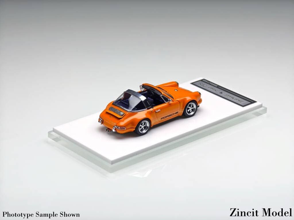 預訂:1/64 Zincit Model Singer 911(964) Targa Metallic Racing Orange (ZMP964MRO )