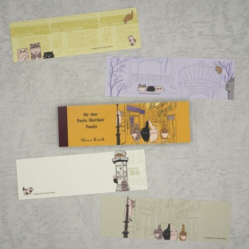 Shinzi Katoh｜My dear cats Paris 一筆箋
