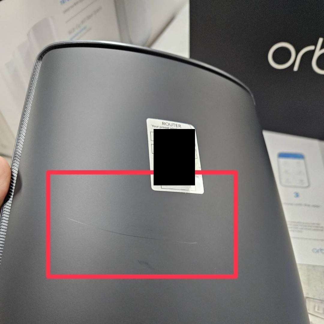 Orbi RBK863SB AX6000 三頻 Mesh WiFi 6 路由器(3入組) NG 主機如產品圖