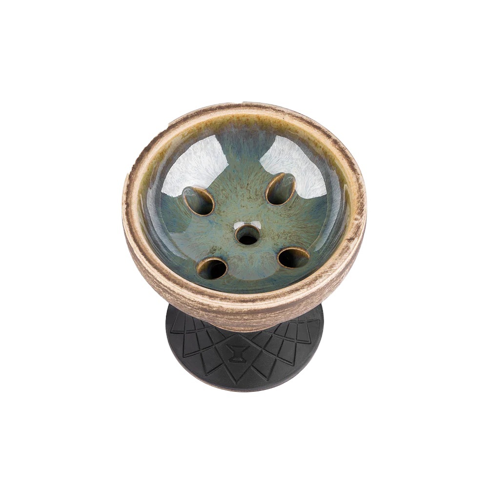Alpha Bowl Turk Design - Green Fog