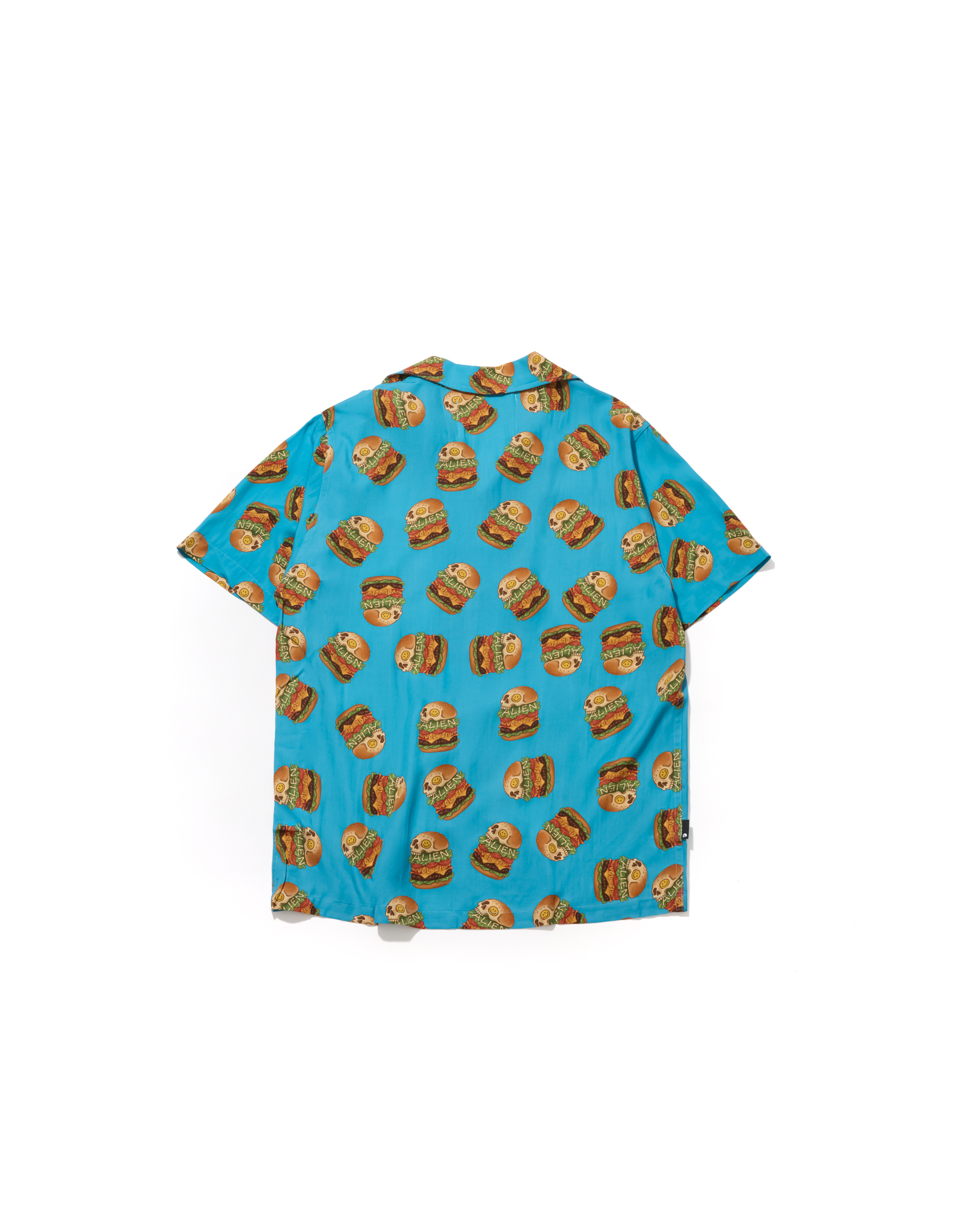 AES DELICIOUS HAMBURGER ALOHA SHIRT