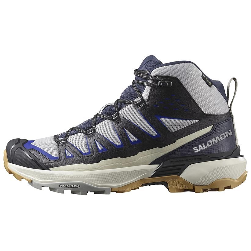 【代購】SALOMON X ULTRA 360 Slip Resistant Abrasion Resistant Mid top Mountaineering Shoes Men's Gray Black L47698500