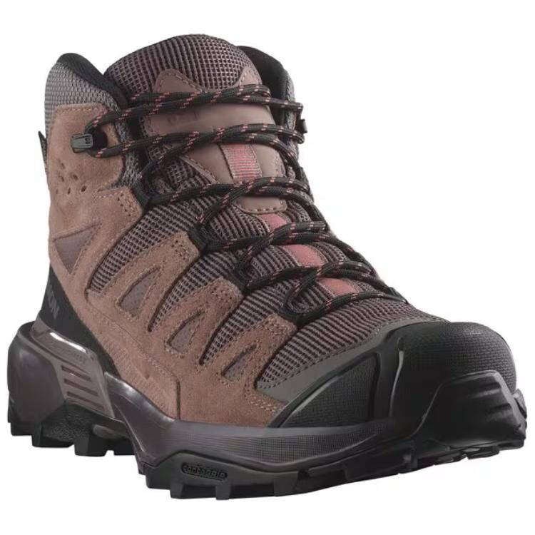 【代購】SALOMON X ULTRA 360 Slip Resistant Abrasion Resistant Mid top Mountaineering Shoes Women's Gray Brown L47571000