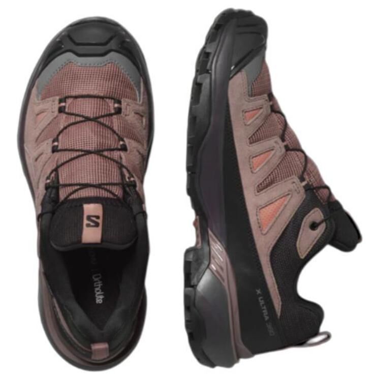 【代購】SALOMON X ULTRA 360 Comfortable Slip Resistant Abrasion Resistant Low top Hiking Shoes Women's Brandy Red L47571500