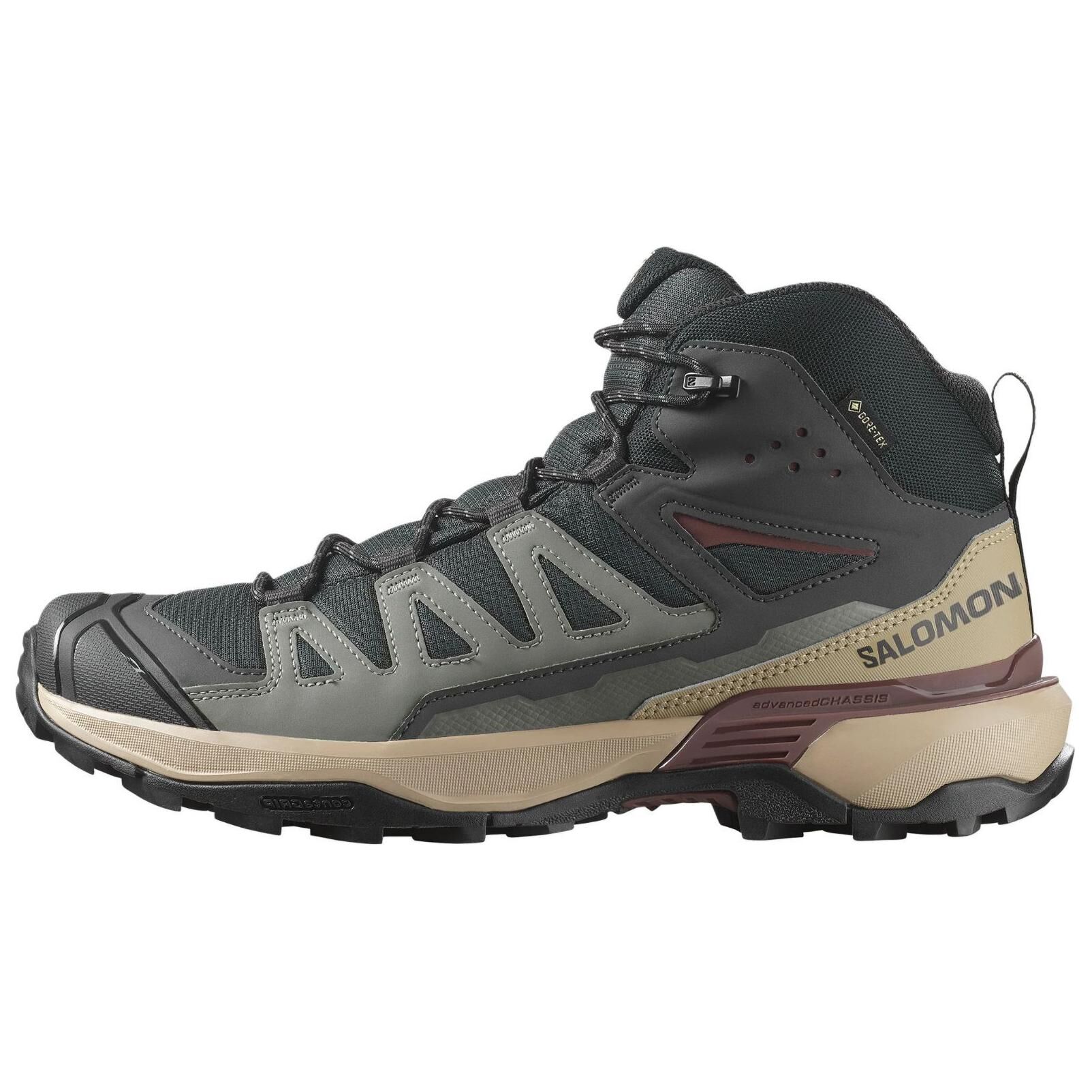 【代購】SALOMON X ULTRA 360 Mid top Mountaineering Shoes Men's Olive Green L47743300