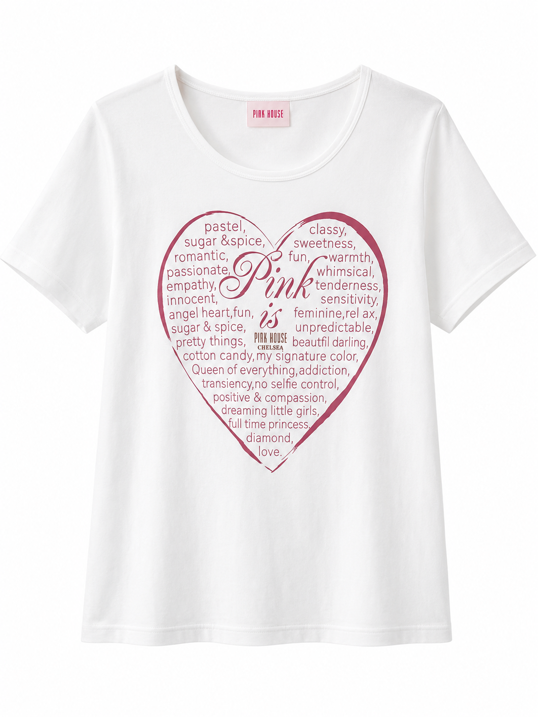 Pink House 愛心棉T-shirt