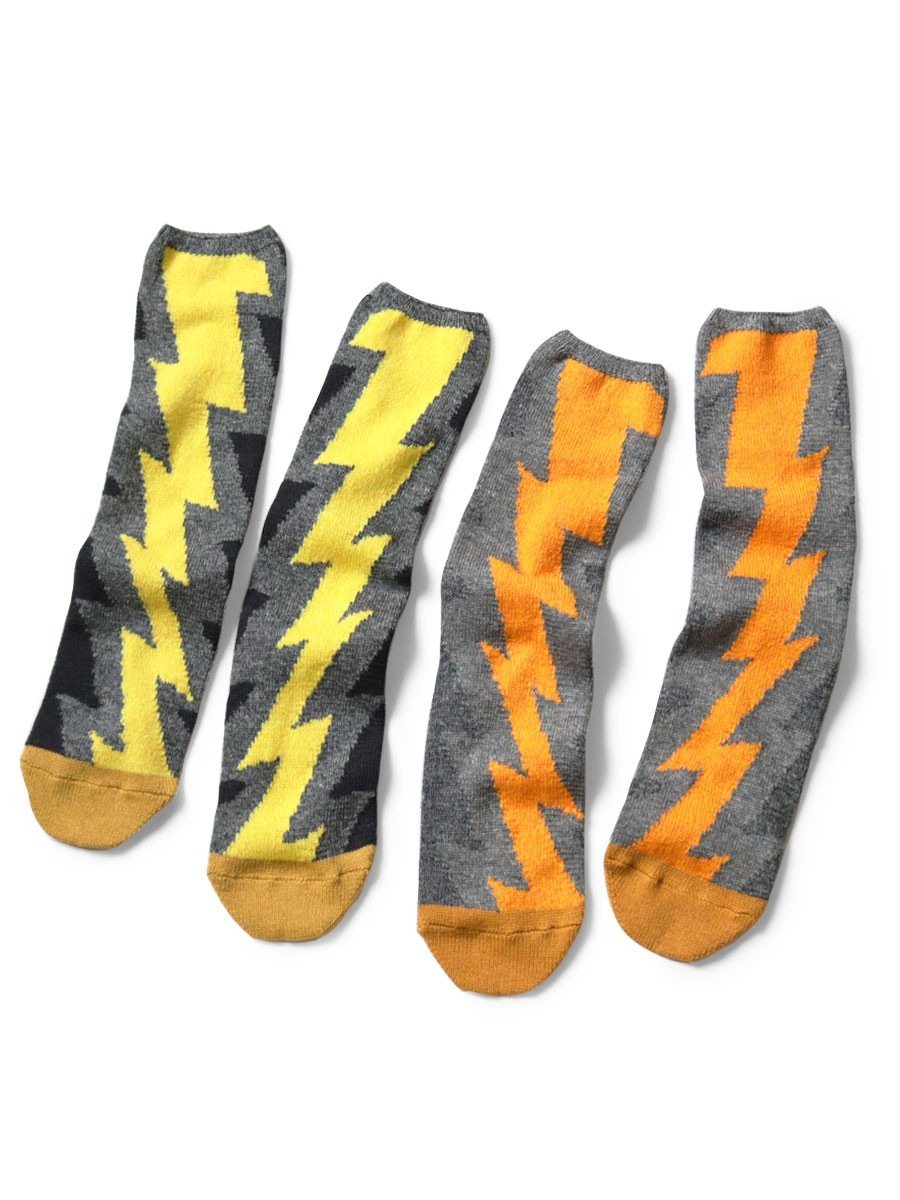 2026SS KAPITAL Thunder Socks EK-1288XSB 閃電 厚底襪子 長襪 現貨