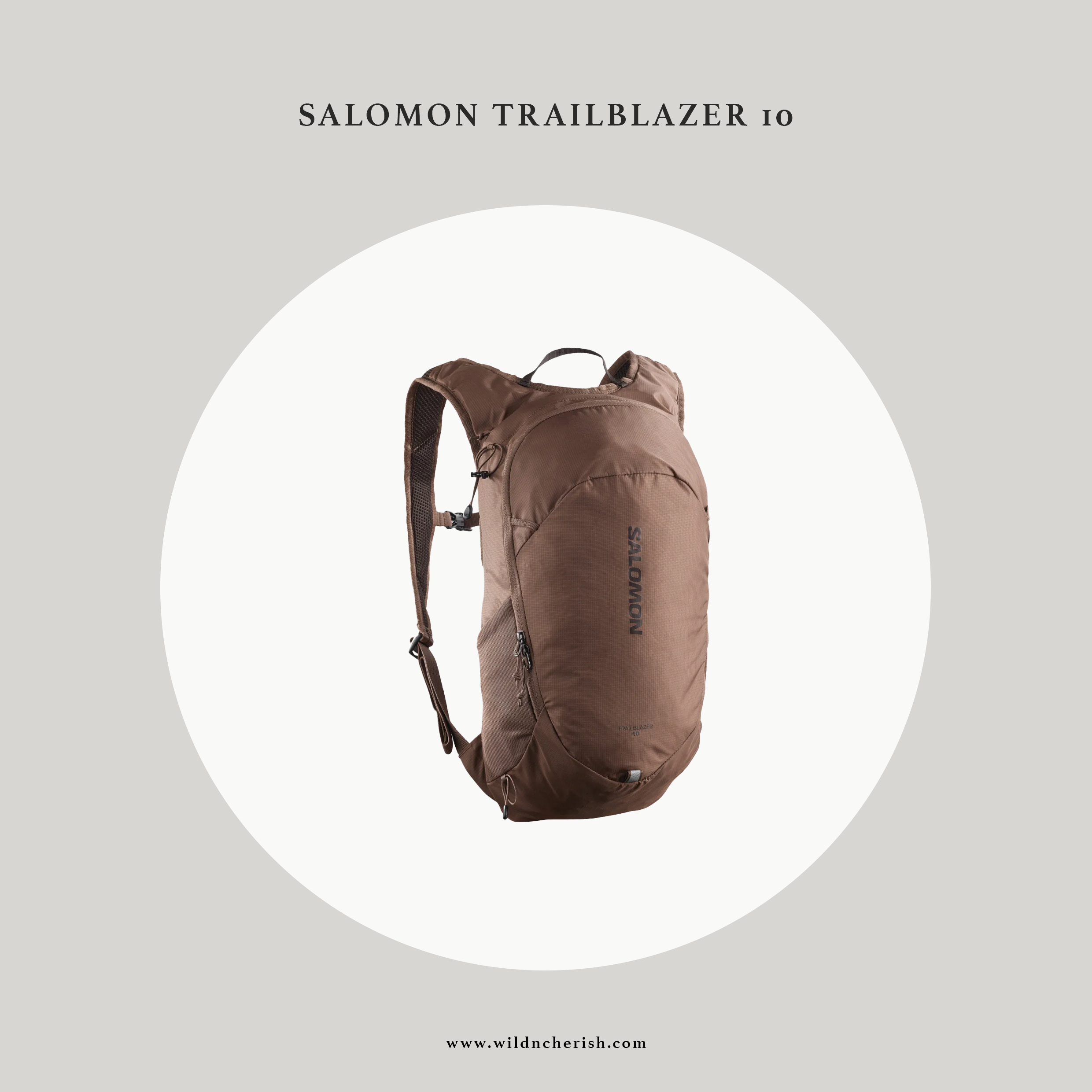 預訂 | Salomon TRAILBLAZER 10 輕量 多功能背包 啡色