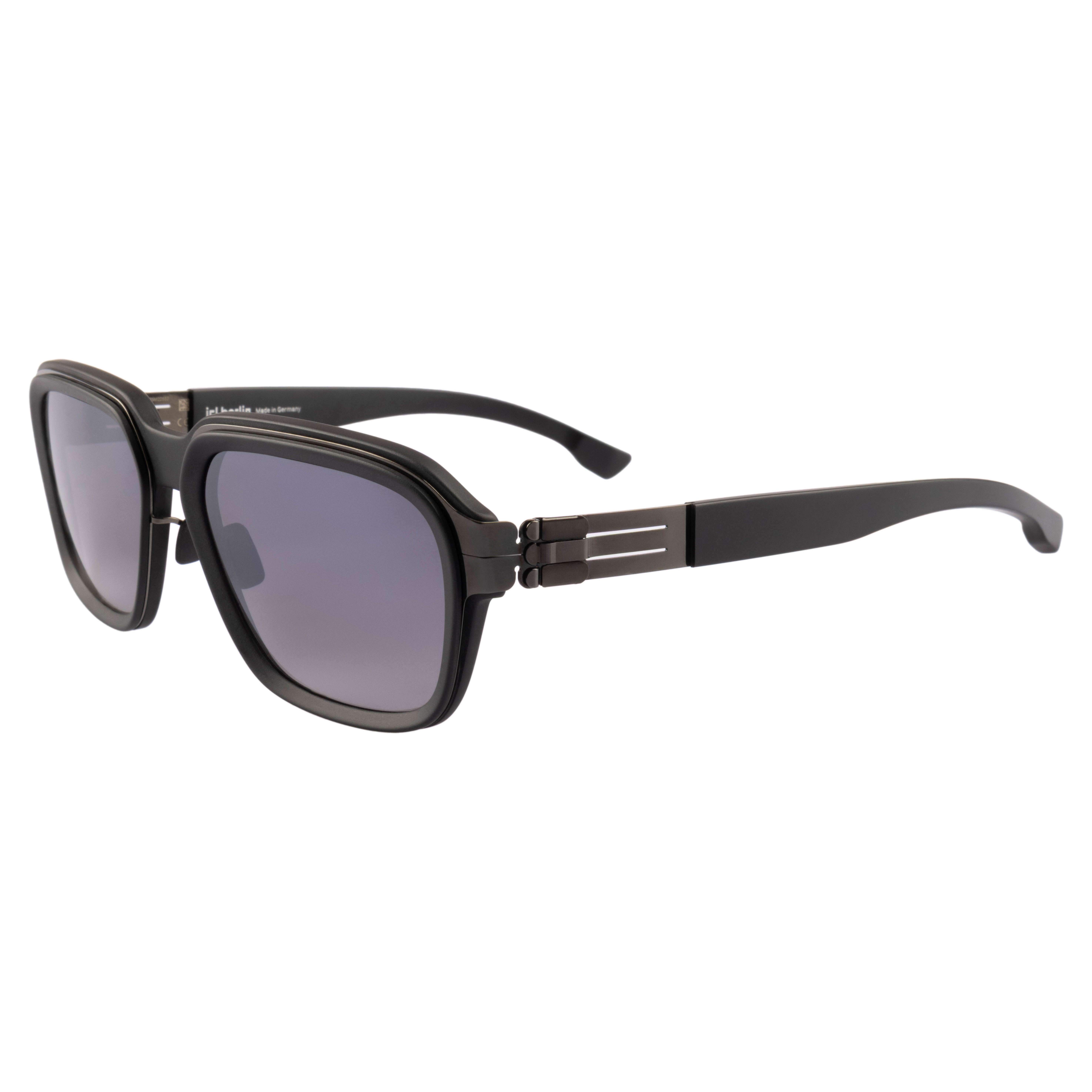 ic! berlin - Bogart／05B／Gun-Metal Black-Matt /Black to Grey