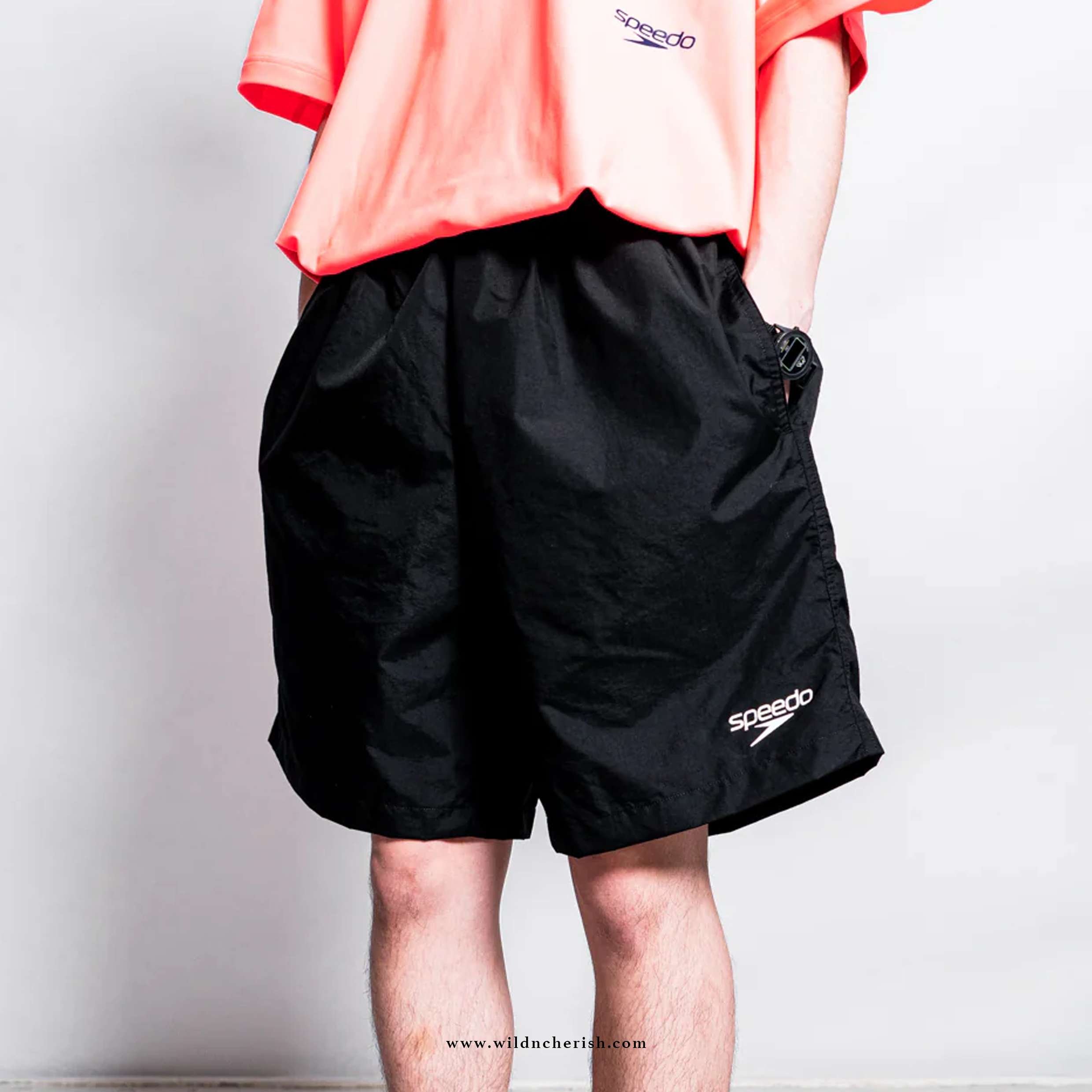預訂 | Speedo SP Shorts 黑色 水陸兩用 防曬 日本限定