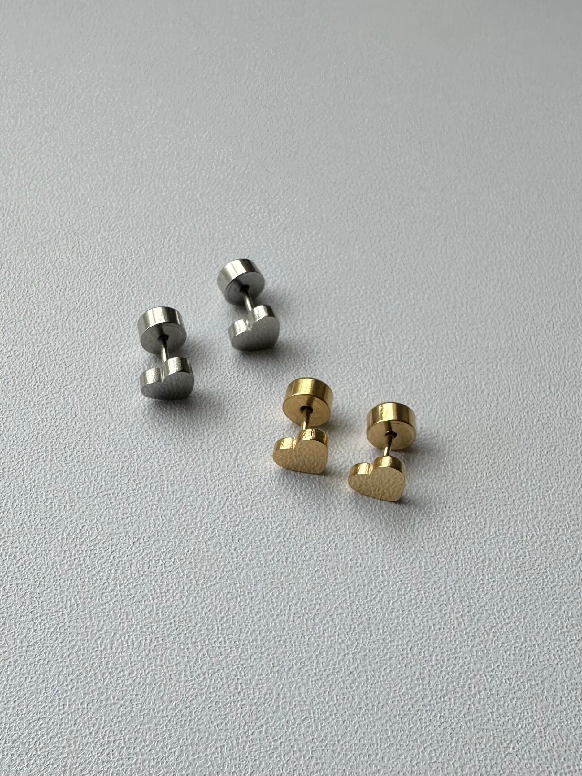 SS mini heart pierce