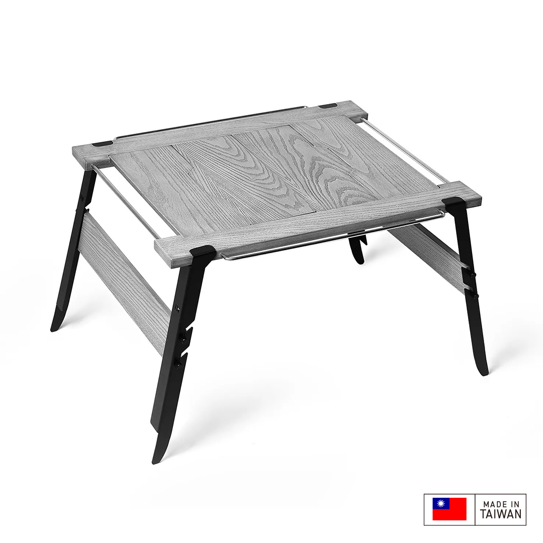 FIELD WORKS woodtable 井桌 三種版本（黑色/胡桃木色/手刷灰）