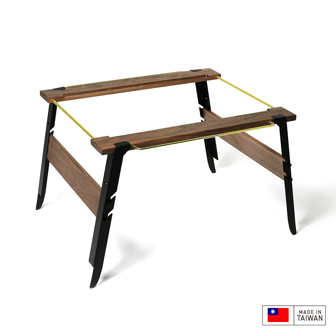 FIELD WORKS woodtable 井桌 三種版本（黑色/胡桃木色/手刷灰）