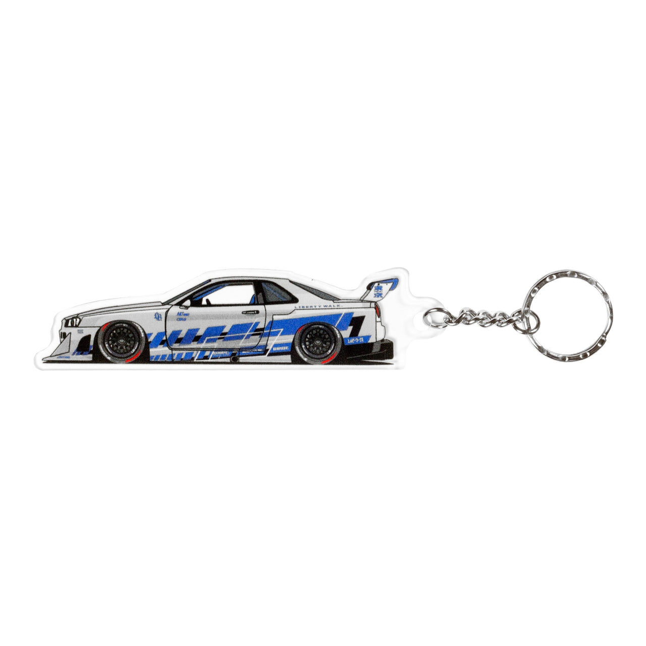 【LIBERTY WALK】0725發售LB WORKS ER34 Gray× Blue Keychain