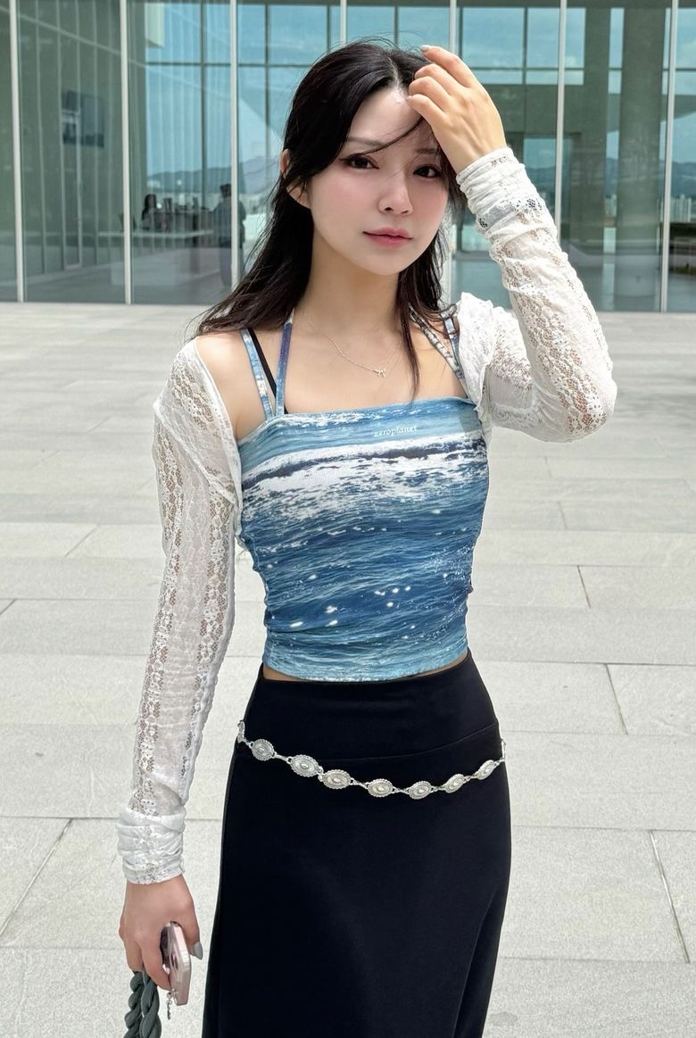 【預購】金冬天同款 韓國 Zeroplanet 多綁法 平口 鬱金香 花朵 海洋 綁帶 小可愛
