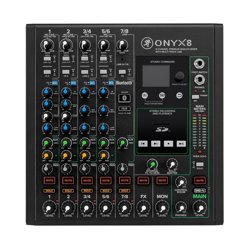 Mackie ONYX8｜8軌USB類比混音器
