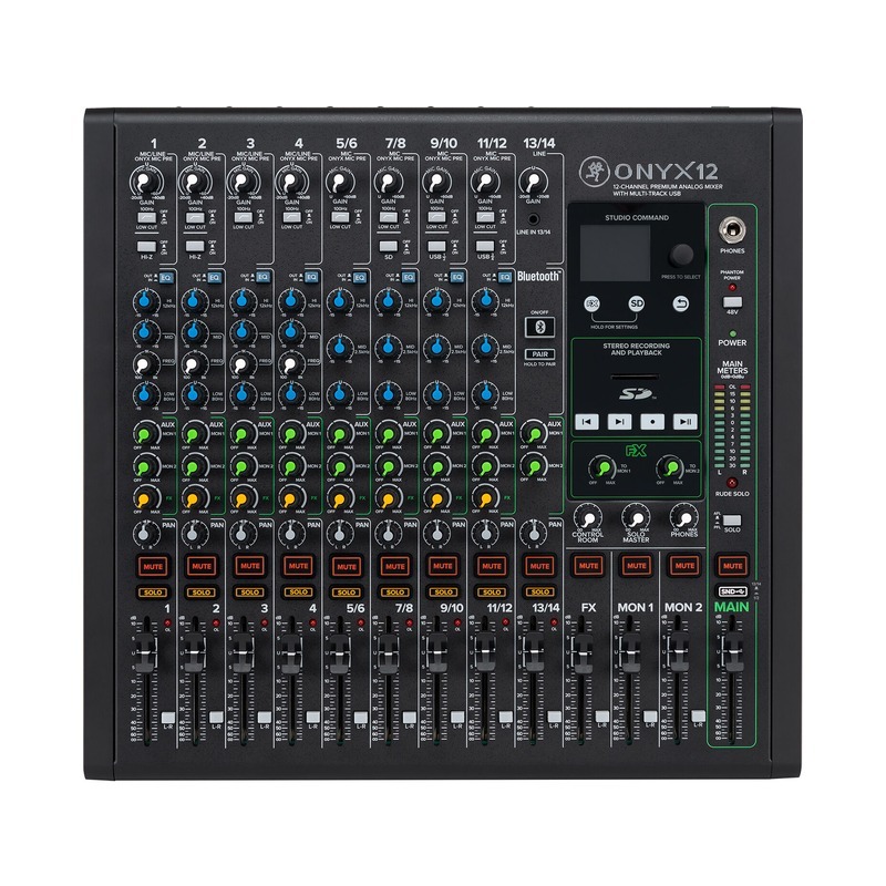 Mackie ONYX12｜12軌USB類比混音器