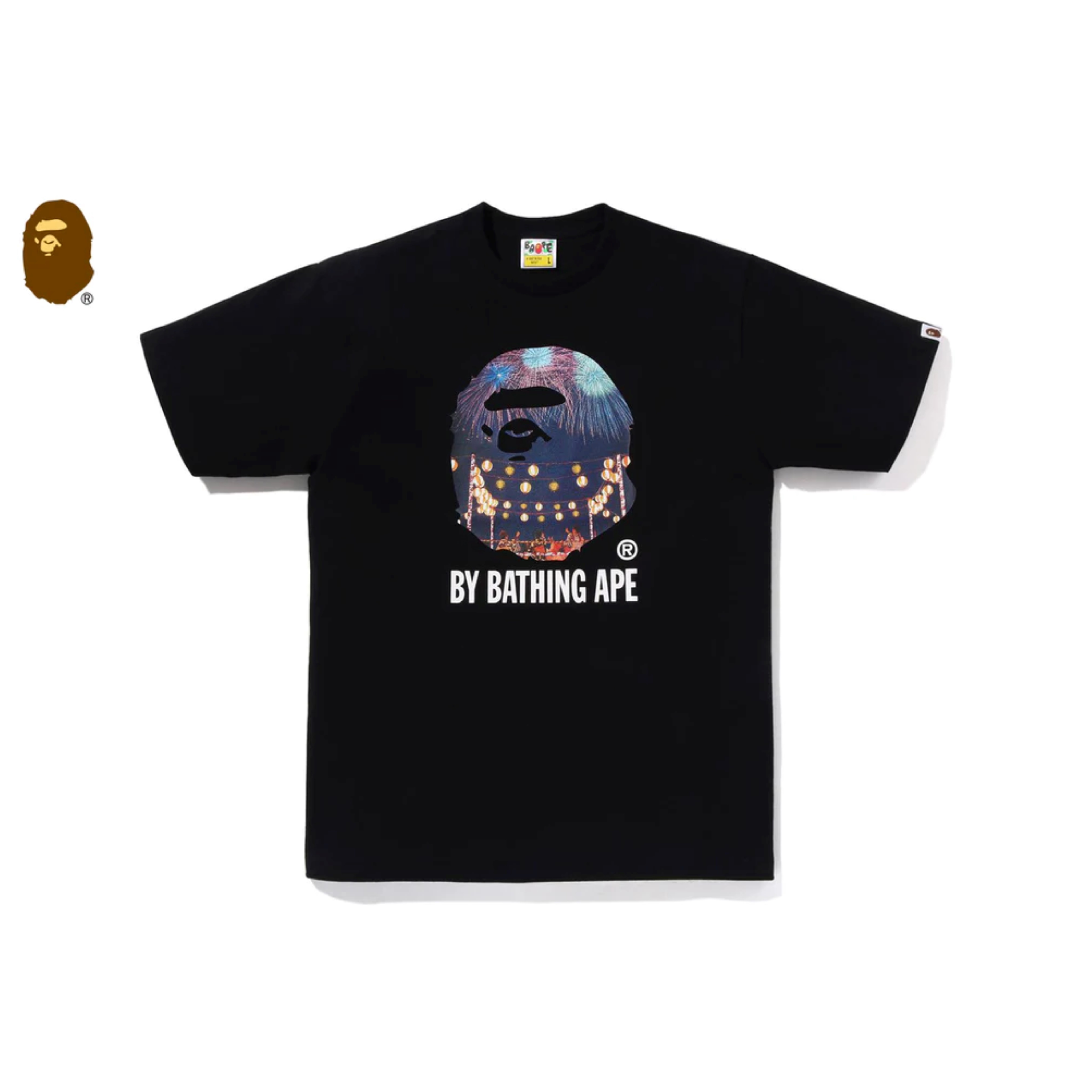 2026SS A BATHING APE JAPANESE FESTIVAL PHOTO BY BATHING APE TEE 祭典 照片 大頭 短T 現貨 1M72110009