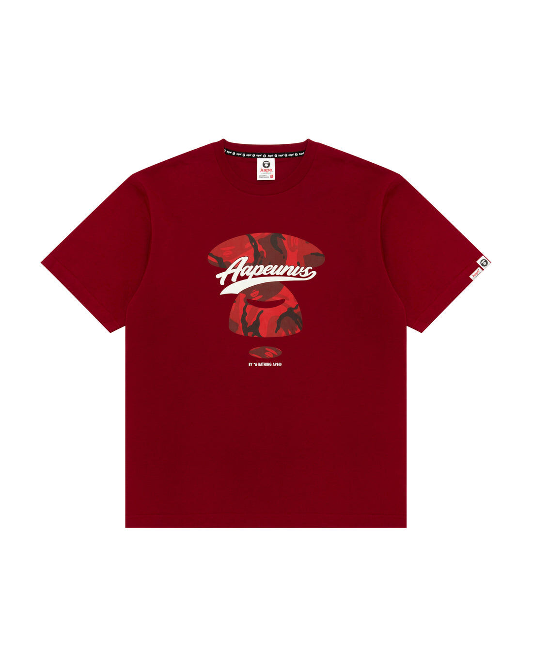 【AAPE 】7月連線期間發售新品 AAPEUNVS 迷彩猿人印花短袖T恤  AAPTEM1974XXR
