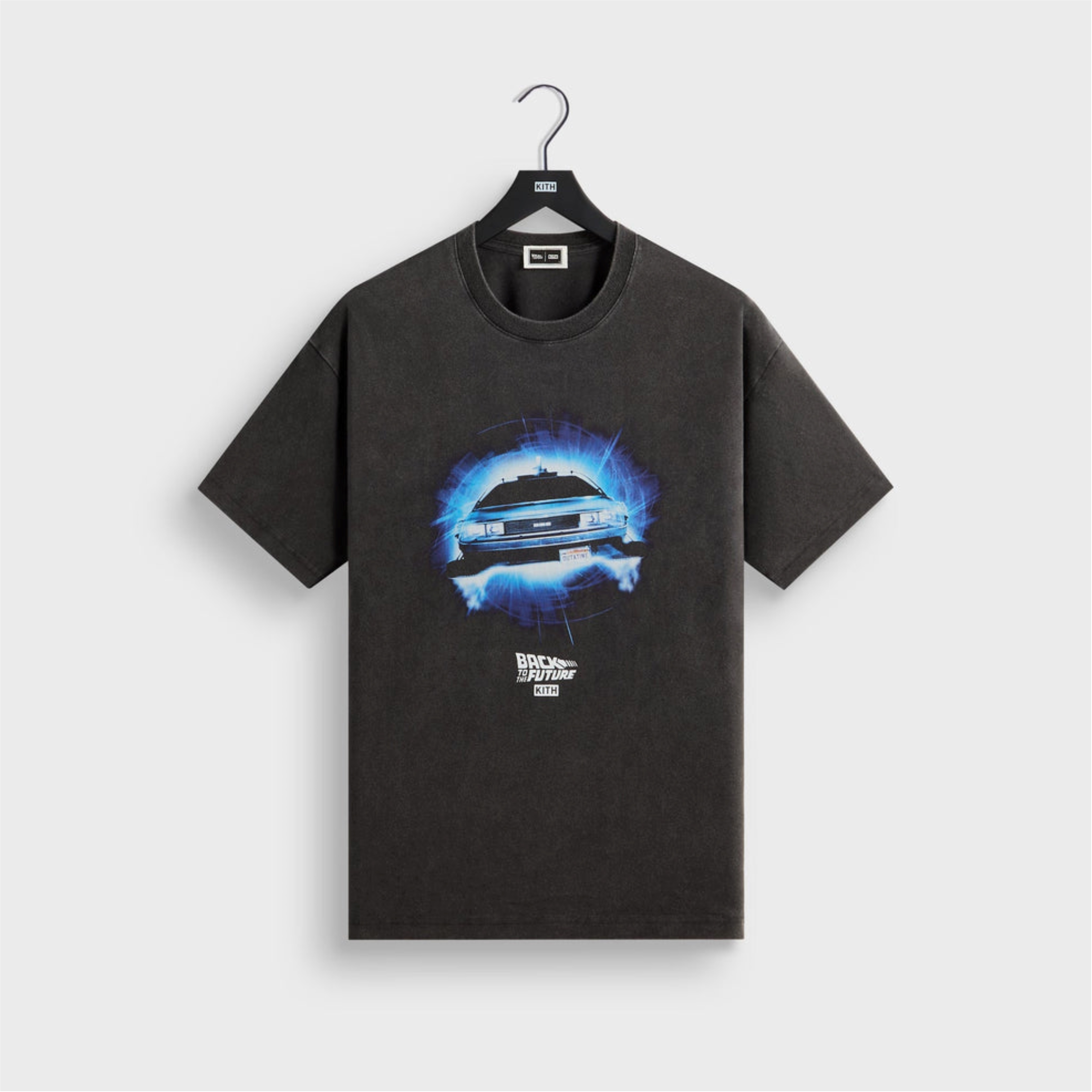 2026SS Kith for Back to the Future DeLorean Front Back Vintage Tee 回到未來 汽車 水洗 短T 現貨 KHM030056