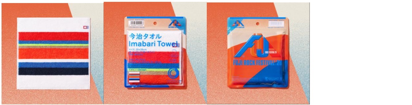2026SS Fuji Rock Music Festival X FamilyMart Convenience Wear 富士 音樂節 聯名 今治 運動 毛巾 手帕 全家便利商店 限定 現貨